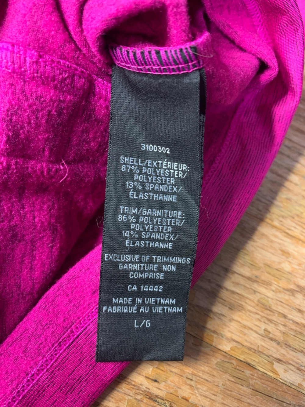 Mondetta Performance Full-Zip Jacket - Magenta Heather Large - Picture 5 of 8